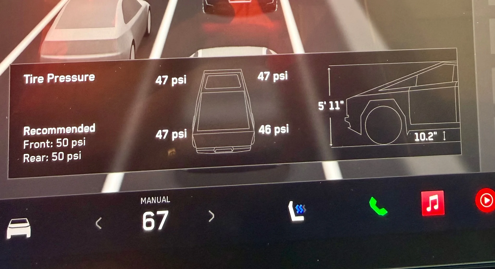 Tesla Cybertruck My 2025 Tesla CyberTruck AWD. IMG_1887