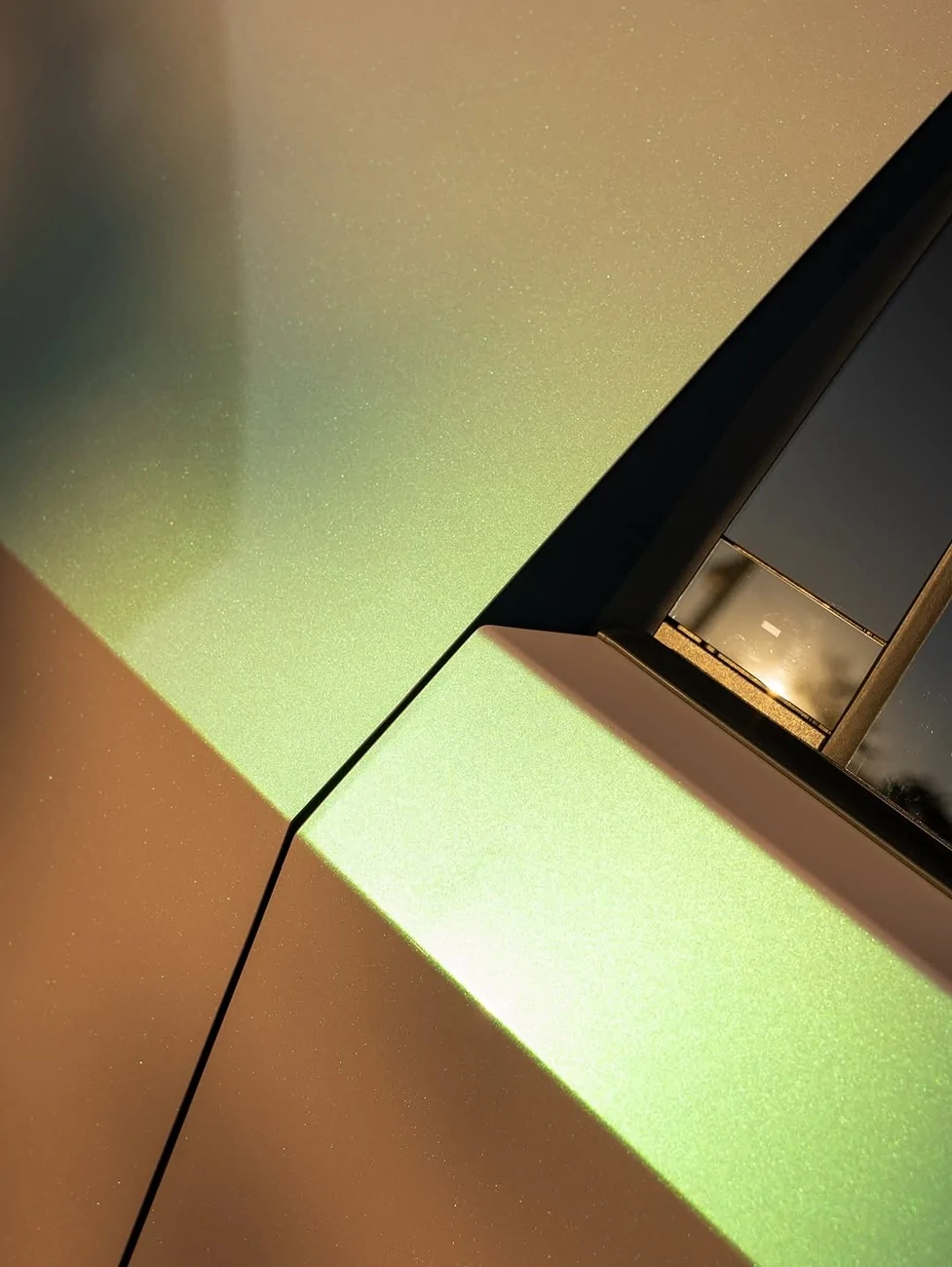 Tesla Cybertruck Pure PPF Mystic Green Cybertruck by Simple Details SnapInsta.to_547922603_18286145629277372_5684005230353481937_n