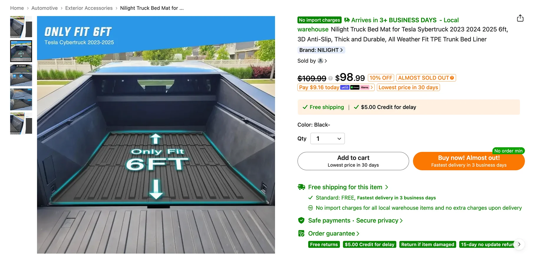 Tesla Cybertruck 🚗 3W Liners anniversary party still in full swing! Exclusive 35% discount + register now to win big - 100% chance to win! 1758084885756-oz