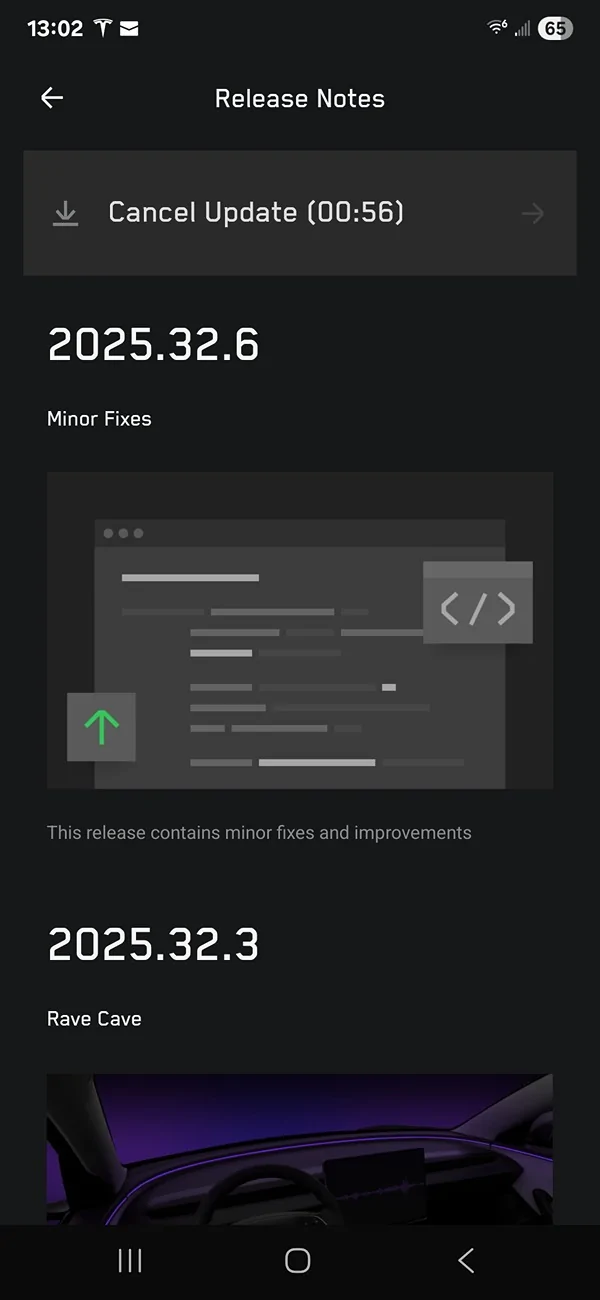 Tesla Cybertruck Update 2025.32.6 Rolling Out Screenshot_20250917_130215_Tesla