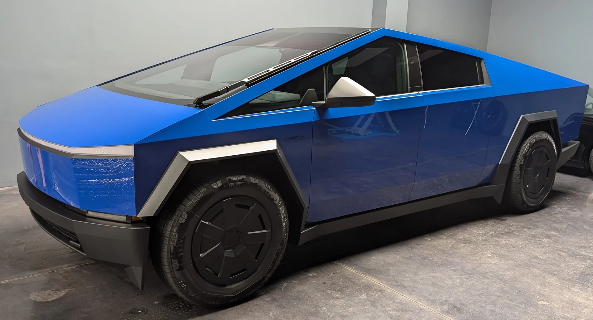 Tesla Cybertruck 2024 Foundation Beast - 20k miles $88k Blue wrap 1