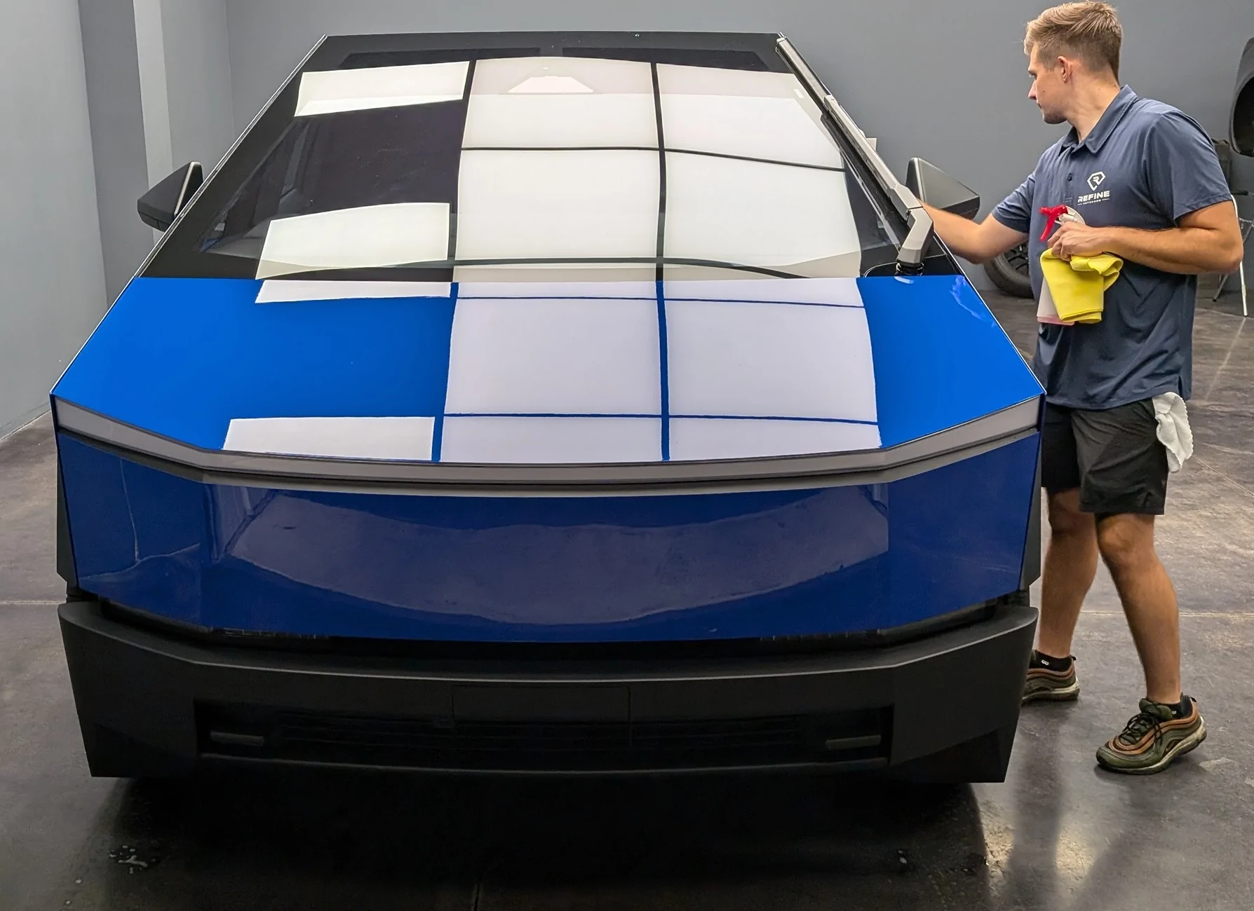 Tesla Cybertruck 2024 Foundation Beast - 20k miles $88k Blue wrap 6
