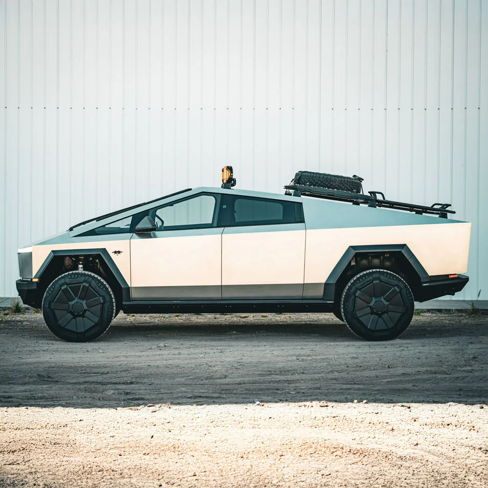 Tesla Cybertruck Looking for a mounted winch solution - ideas welcome and wanted! tesla cybertruck rubicon Xpedition Offroad heavy duty front bumper-24