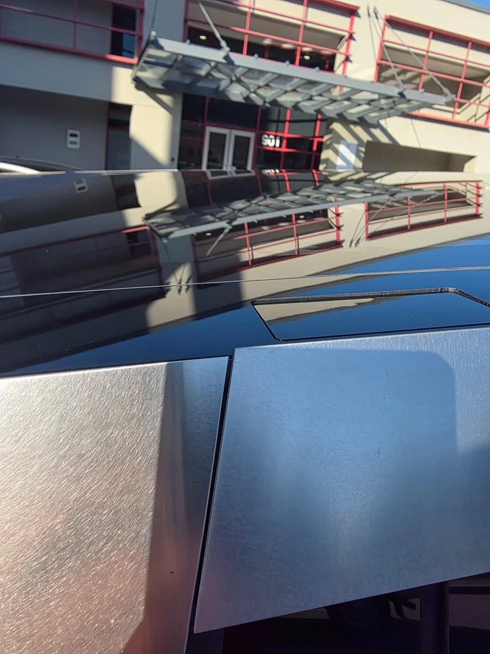 Tesla Cybertruck Last foundation series Canada - Frunk panel gaps - about to take delivery 20250918_162622