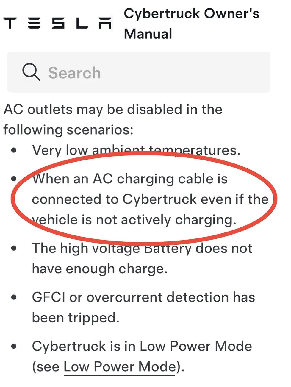 Tesla Cybertruck Supercharging Fail while using Power Outlets IMG_1520