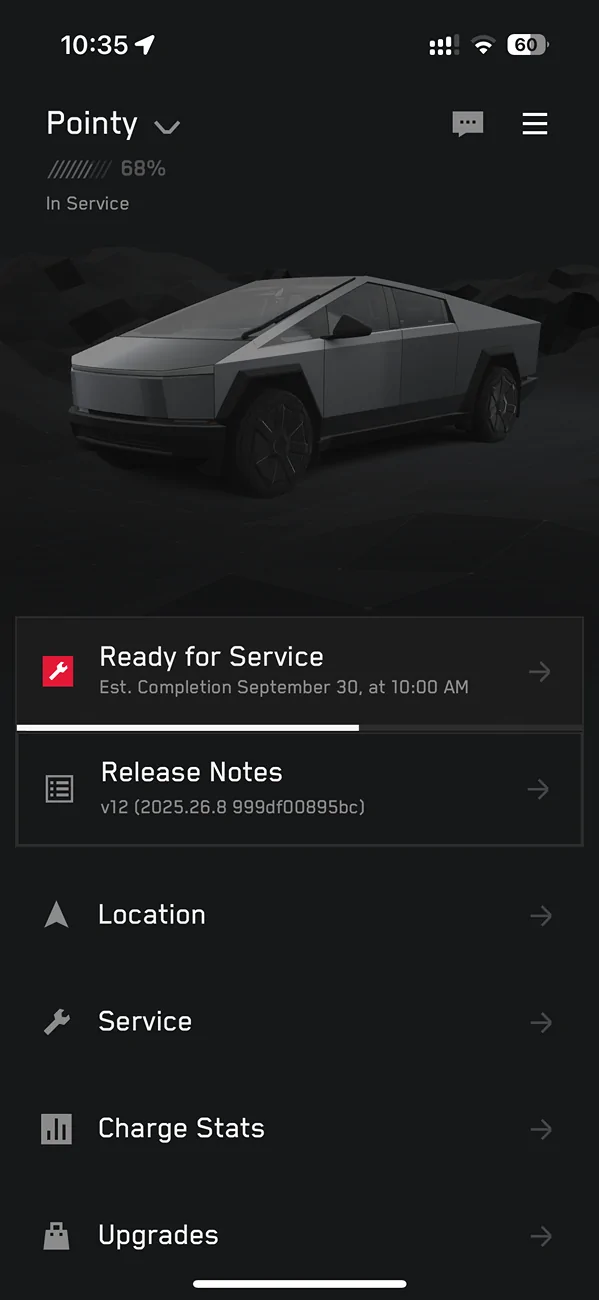 Tesla Cybertruck HVBATT_a011 Vehicle may not restart (SPOILER) it won’t IMG_6249