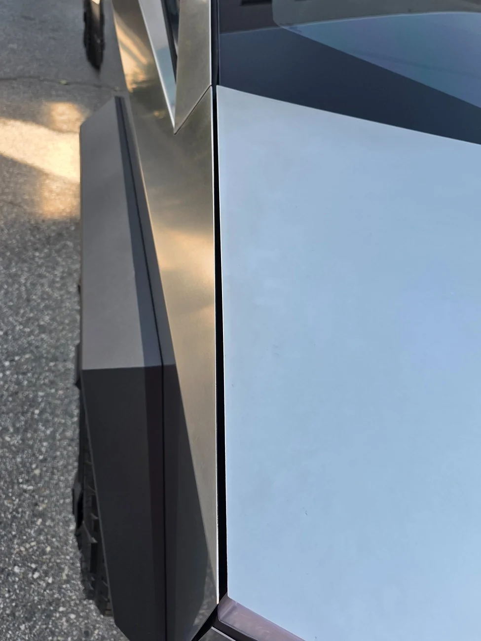 Tesla Cybertruck Last foundation series Canada - Frunk panel gaps - about to take delivery 20250918_162542