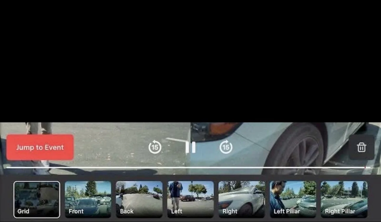 Tesla Cybertruck Sentry Mode recording from B-Pillar now IMG_3617