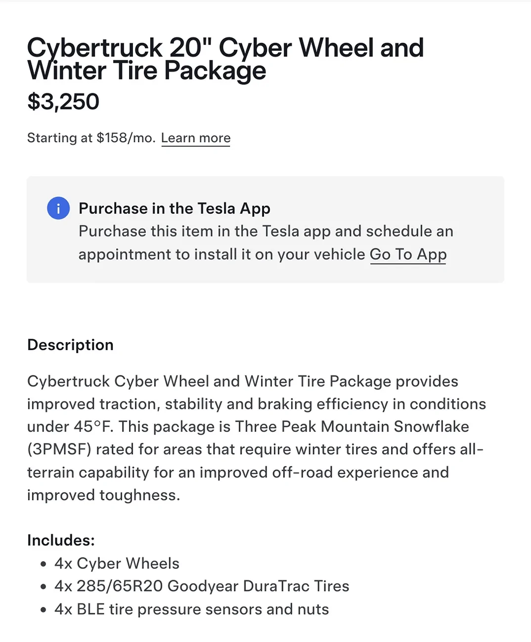 Tesla Cybertruck Tesla pulls a fast one with Tires! AISelect_20250925_134457_Firefox