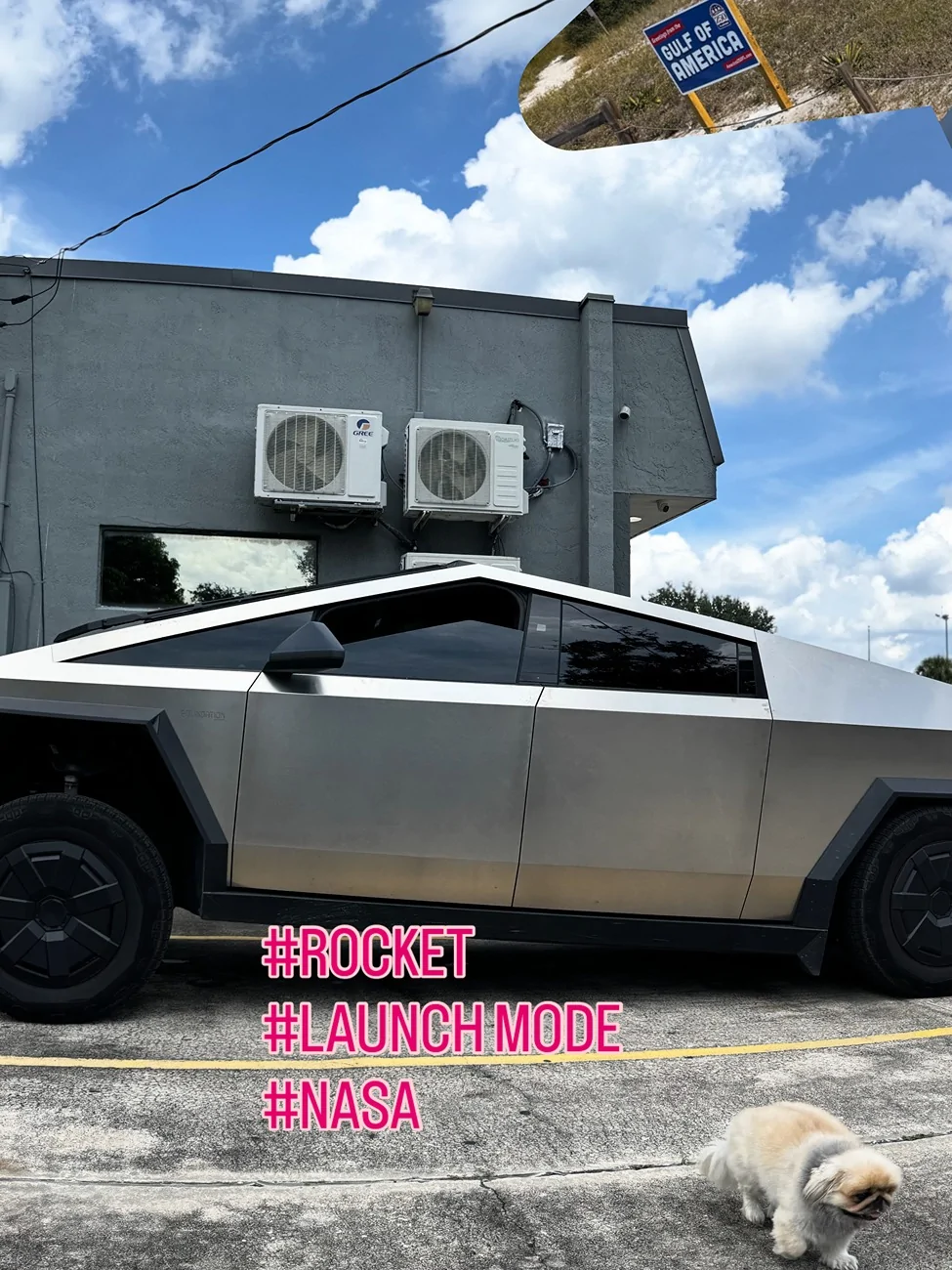 Tesla Cybertruck Squatted #TakeOFF F10513AB-6281-419A-9F7F-695F80C3AAA1
