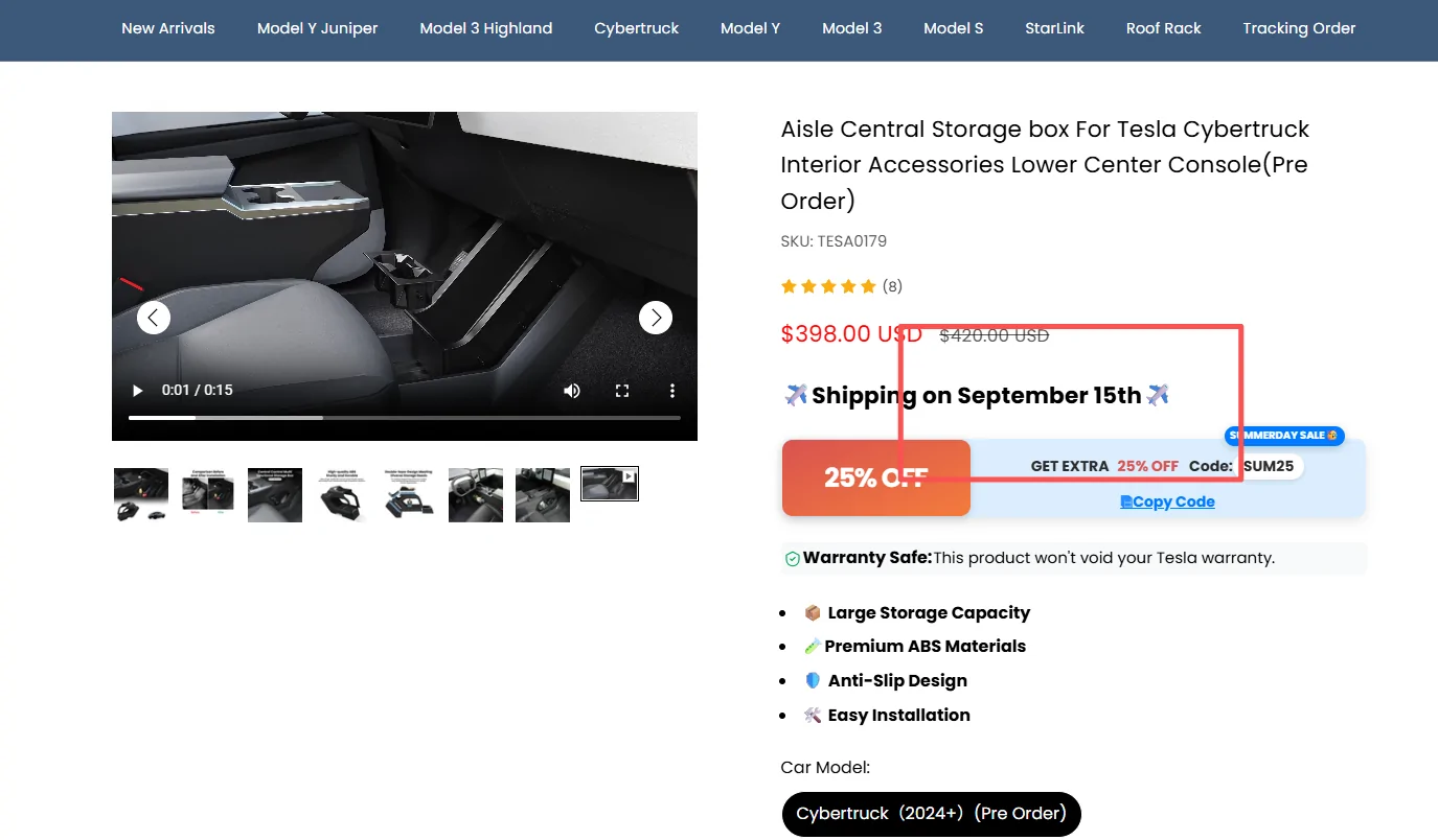 Tesla Cybertruck Has anyone actually received their Tesstudio Center Console? shipping