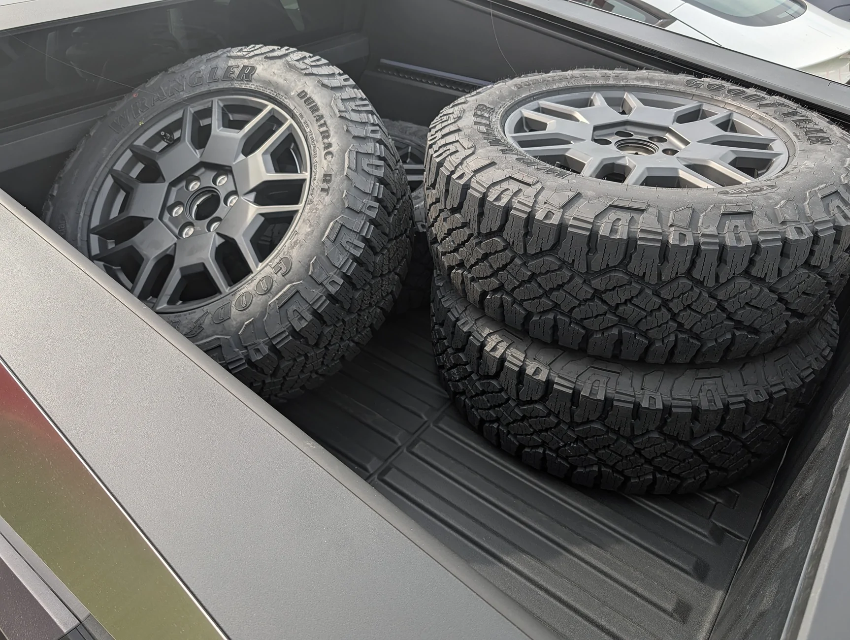 Tesla Cybertruck Tesla pulls a fast one with Tires! 4290