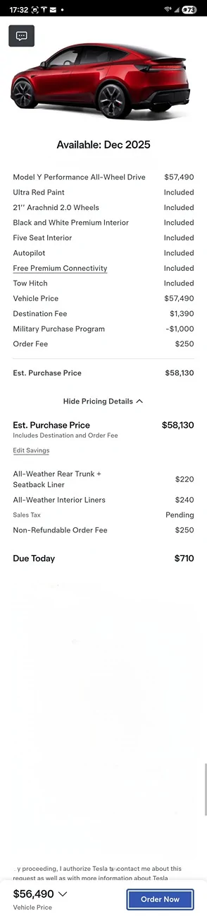 Tesla Cybertruck Model Y Performance is out…in Europe Screenshot_20250930_173244_Chrom
