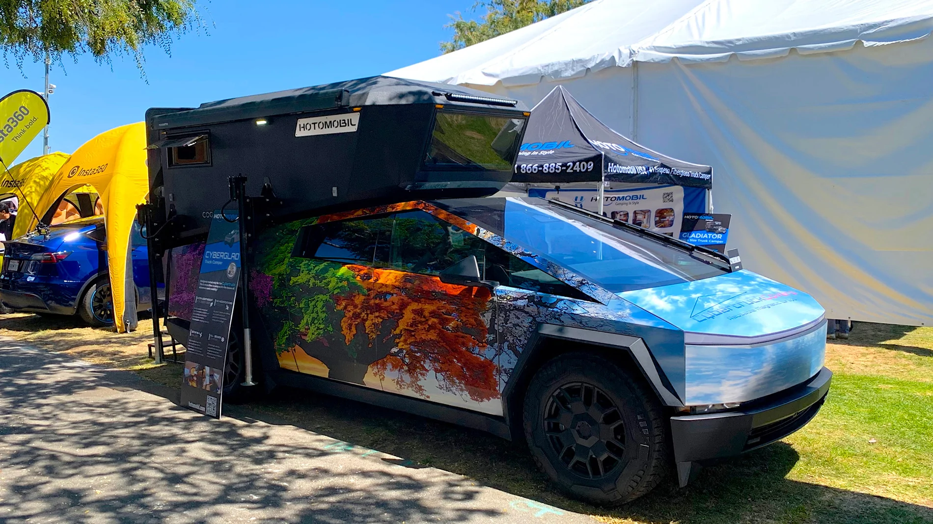 Tesla Cybertruck Cyberlandr for Cybertruck Booth