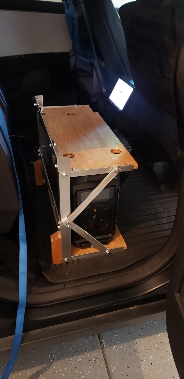 Tesla Cybertruck My EcoFlow Power Station Range Extender Solution Lower DP  Only