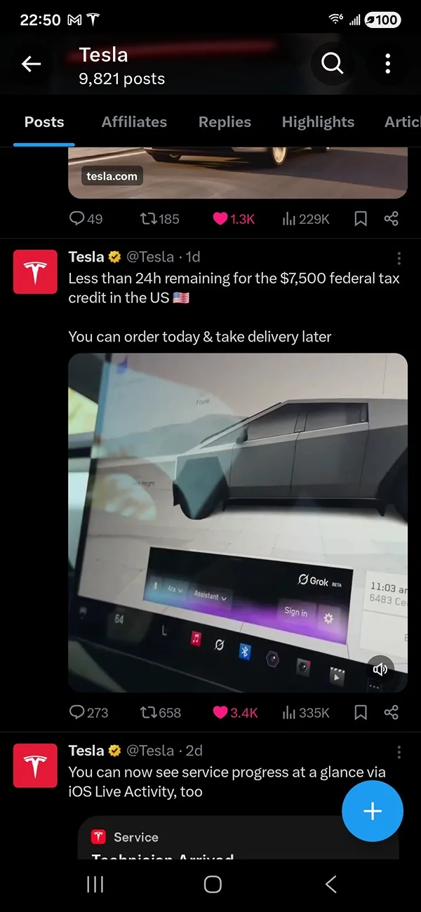 Tesla Cybertruck Model Y Performance is out…in Europe Screenshot_20251001_225031_X