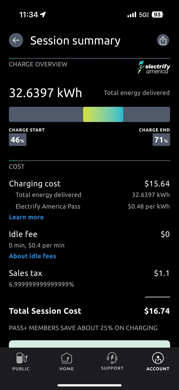 Tesla Cybertruck Tested CCS Dongle, is this normal? Test CCS dongle EA Receipt