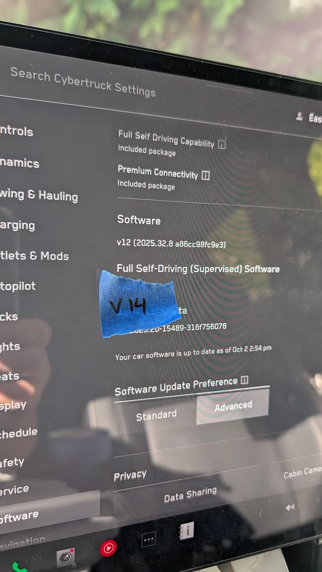 Tesla Cybertruck FSD 14 release timeline update! “Next Week.” 1759442234041-ad