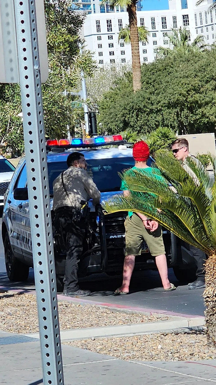 Tesla Cybertruck Las Vegas Police Cybertrucks Delivered & Placed Into Duty 20250218_134202