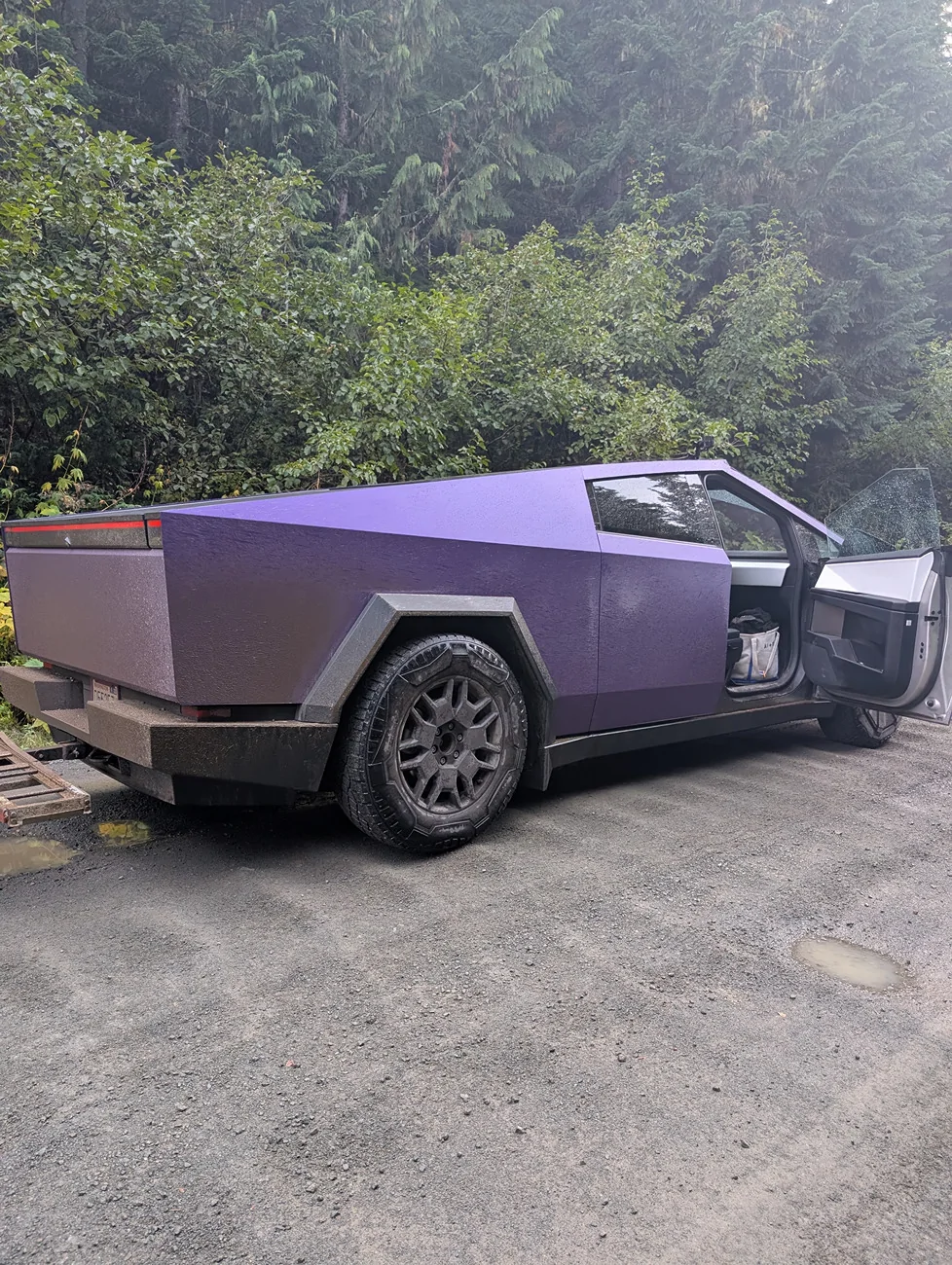Tesla Cybertruck Cybertruck Adventure Log: Trying to Be the First (documented?) EV Through the WA-BDR PXL_20251009_235846841