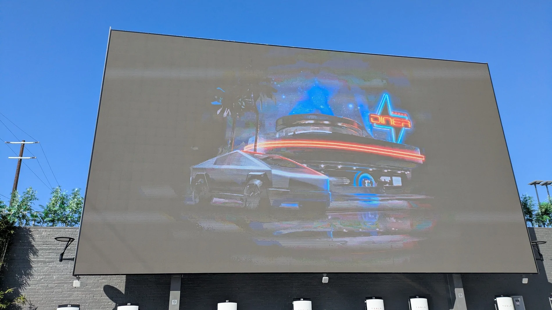 Tesla Cybertruck Tesla Diner by way of 3K mile road trip 1000016266