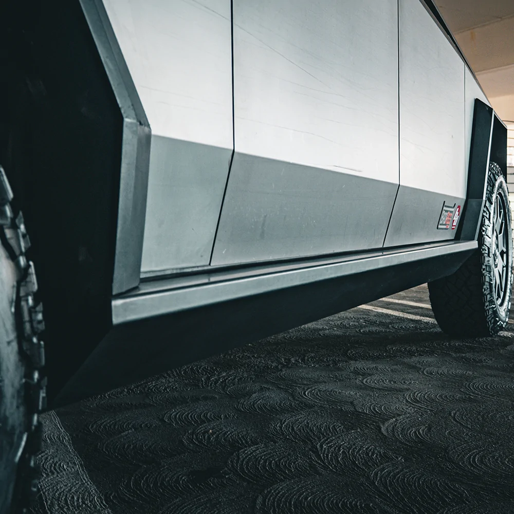 Tesla Cybertruck Side Steps / Running Boards recommendations? tesla-cybertruck-heavy-duty-offroad-rock-slider-from-cybertruckco-2