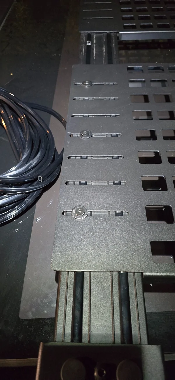 Tesla Cybertruck Glass roof rack made by combining a few different parts (DIY) 20251009_202449