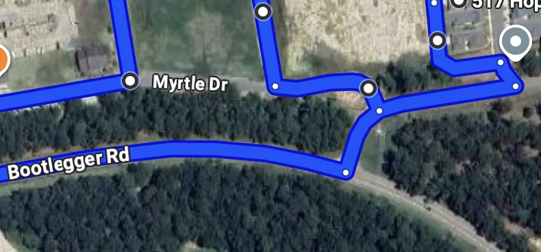 Tesla Cybertruck FSD in rural areas and unmarked driveways - how I updated mine by submitting Google map edit Screenshot 2025-10-11 at 9.24.13 AM