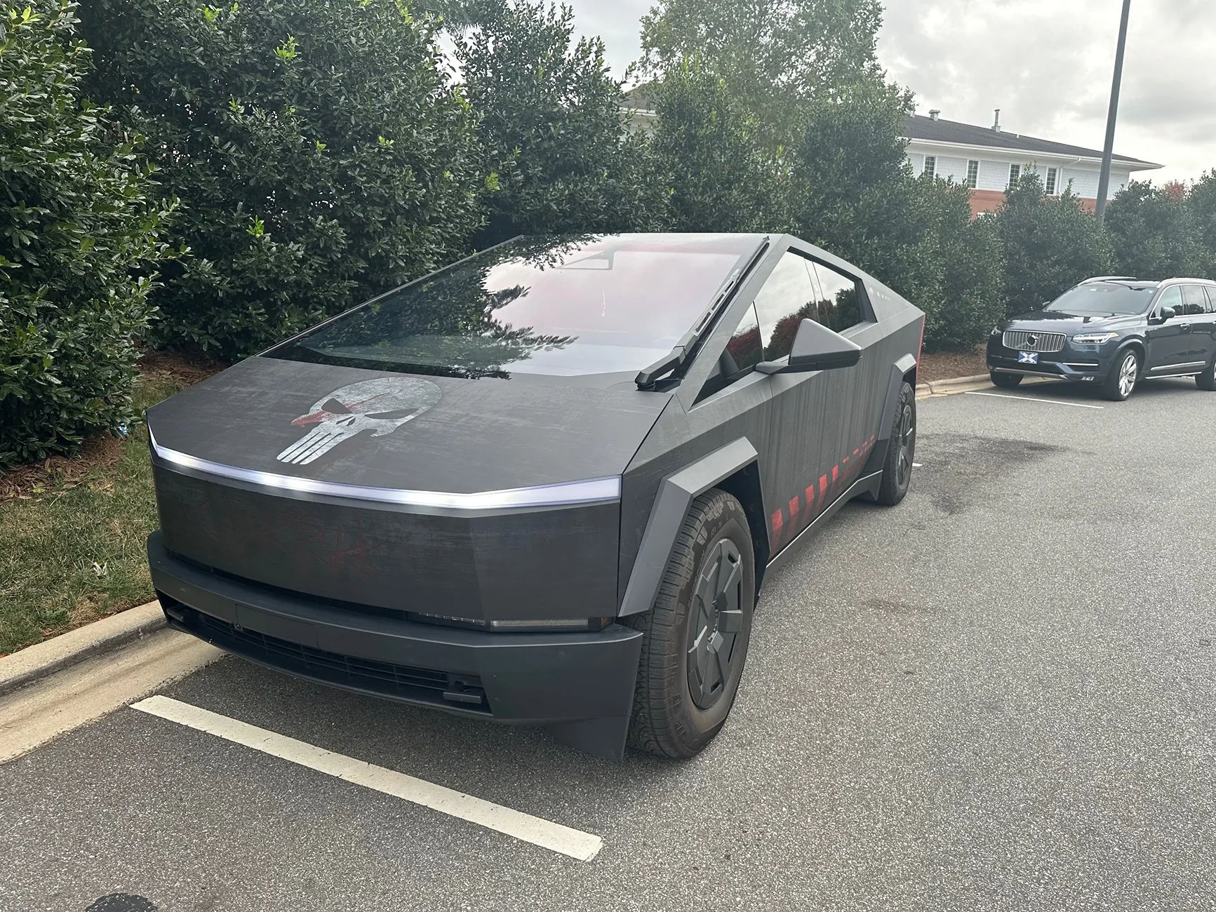Tesla Cybertruck She’s wrapped! (Custom graphics design wrap) {filename}