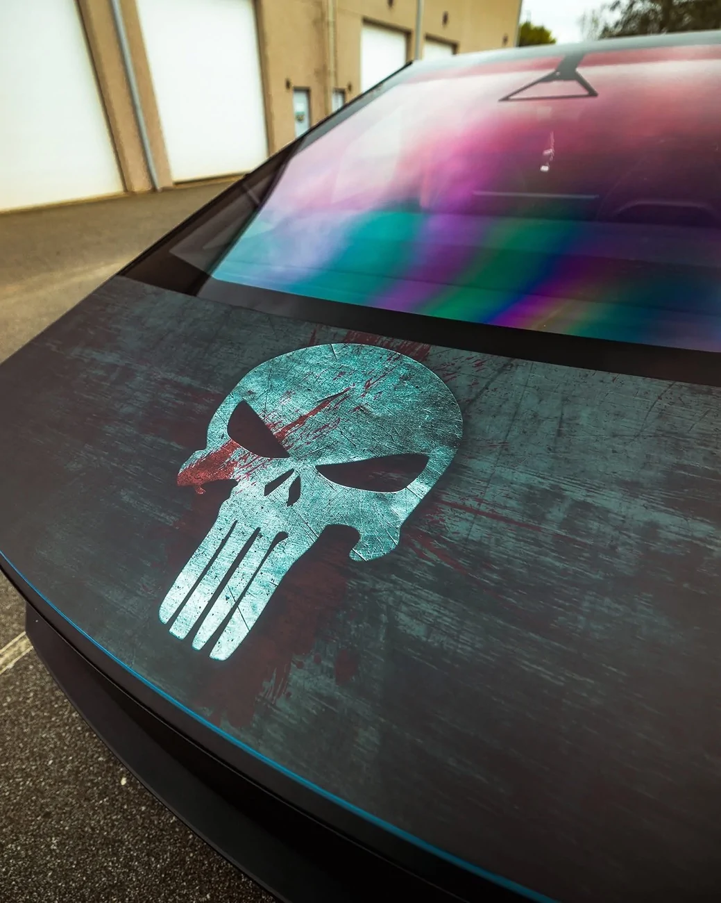 Tesla Cybertruck She’s wrapped! (Custom graphics design wrap) {filename}