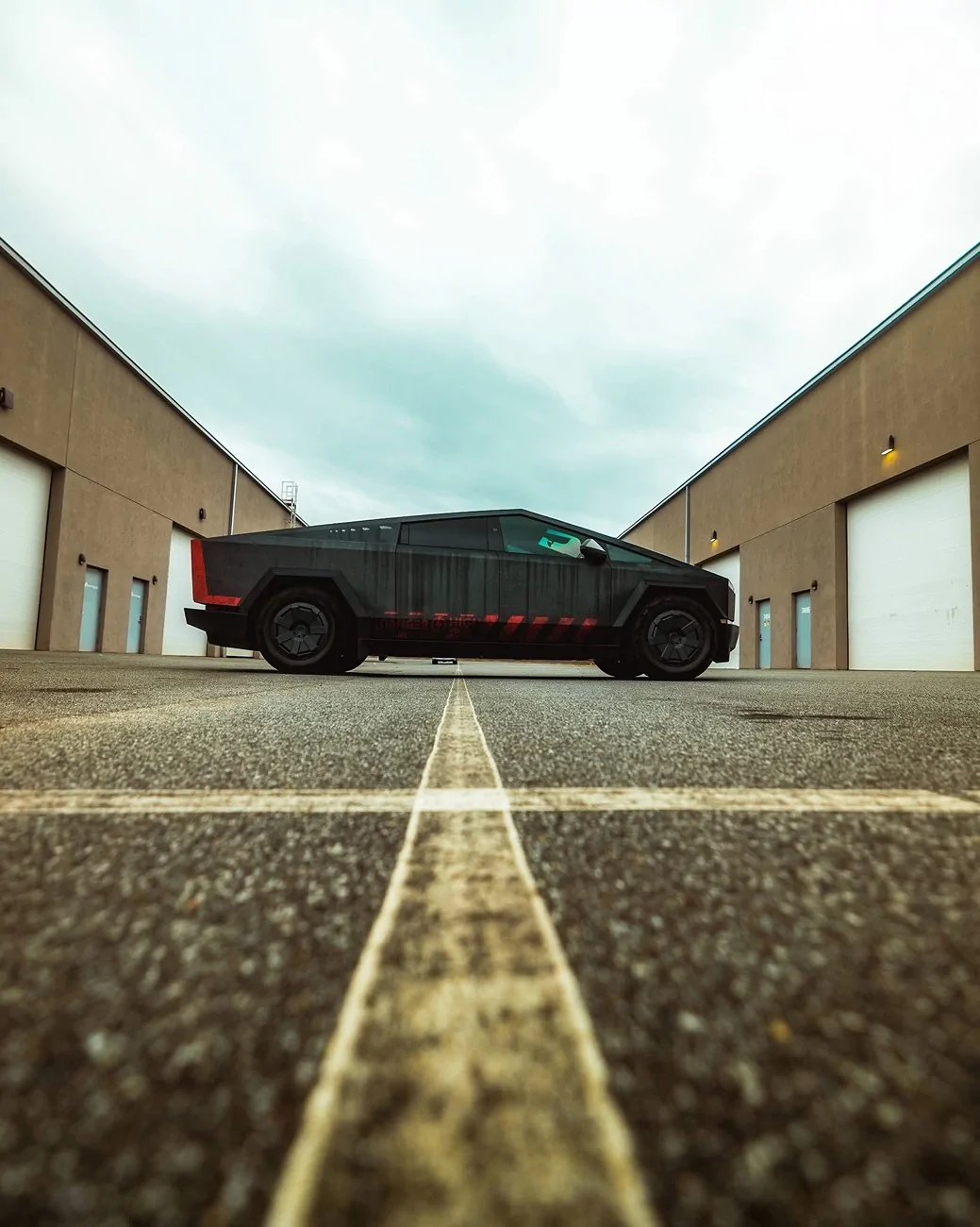 Tesla Cybertruck She’s wrapped! (Custom graphics design wrap) {filename}