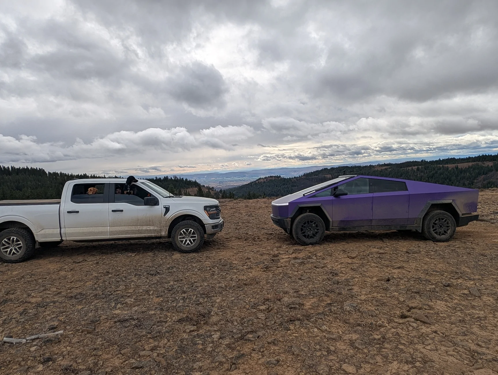 Tesla Cybertruck Cybertruck Adventure Log: Trying to Be the First (documented?) EV Through the WA-BDR PXL_20251011_195718291