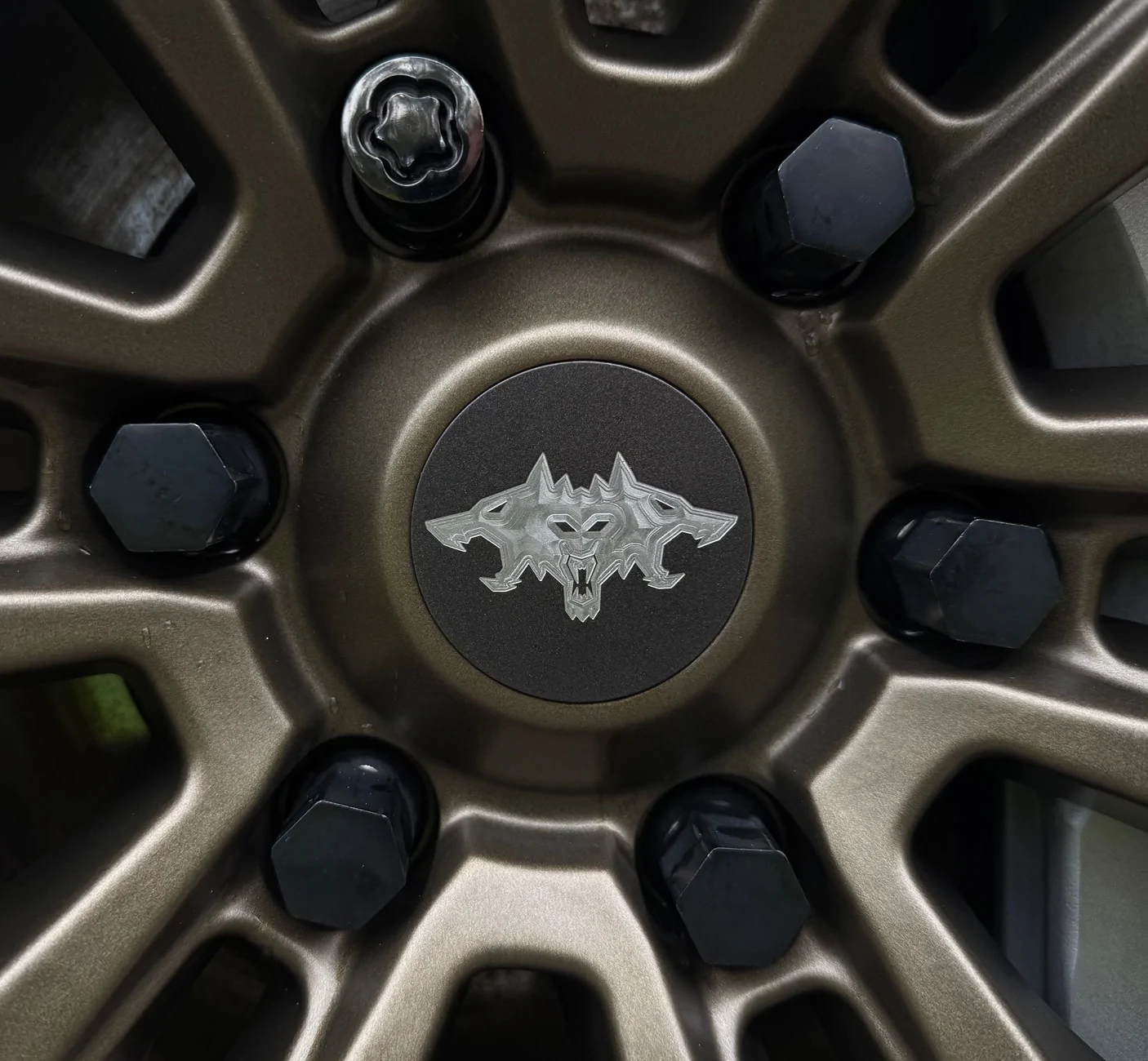 Tesla Cybertruck Custom 20” Cyber Rover Wheels with KO3 tires IMG_5503