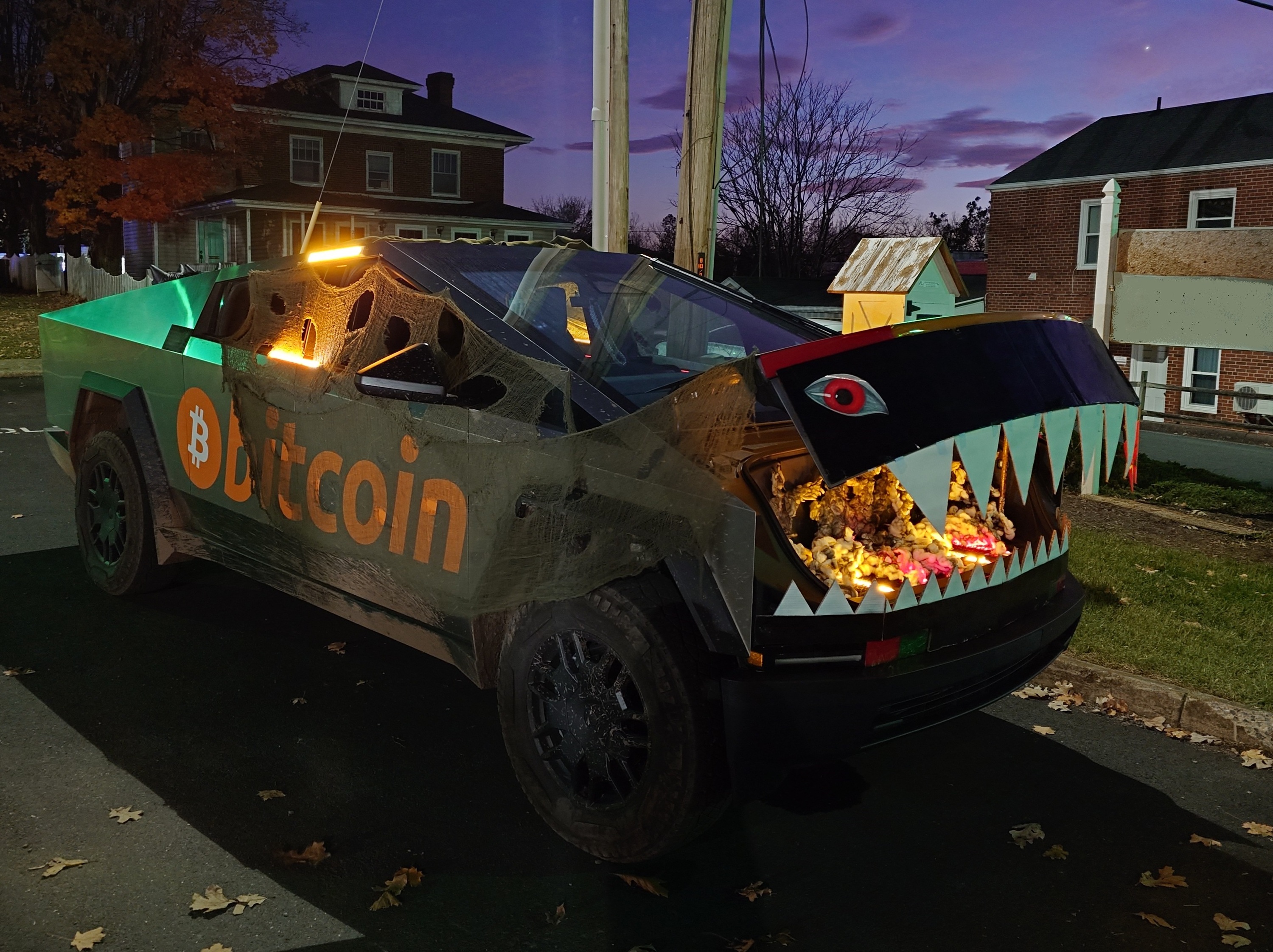 Tesla Cybertruck Halloween is in the Air - and the Beast is the best way to show it. halloween.2024.07