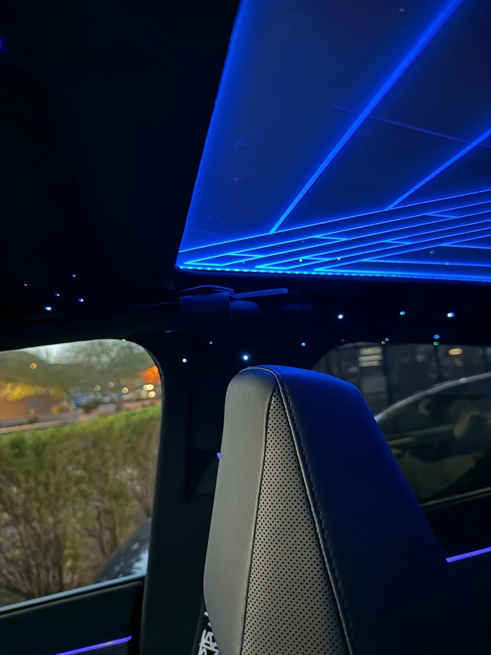 Tesla Cybertruck Has anyone found back seat overhead light replacements IMG_1745
