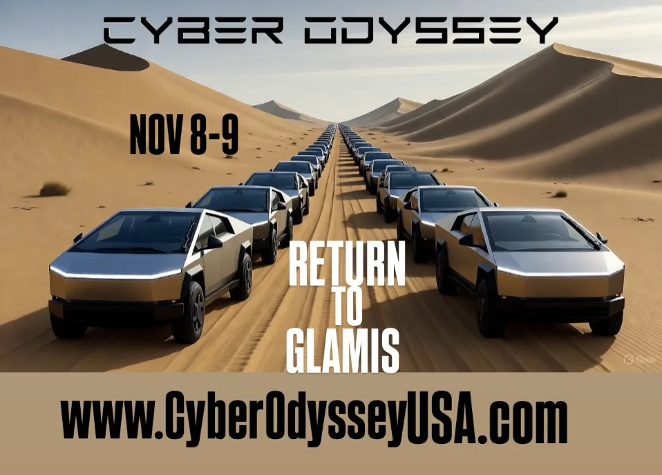 Tesla Cybertruck Join us in Glamis Nov 8-9 IMG_0146