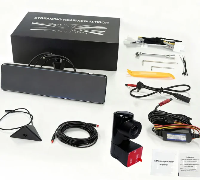 Tesla Cybertruck YESLAK Cybertruck Media Rearview Mirror — Designed for True Visibility and Seamless Integration 1760692128537-s6