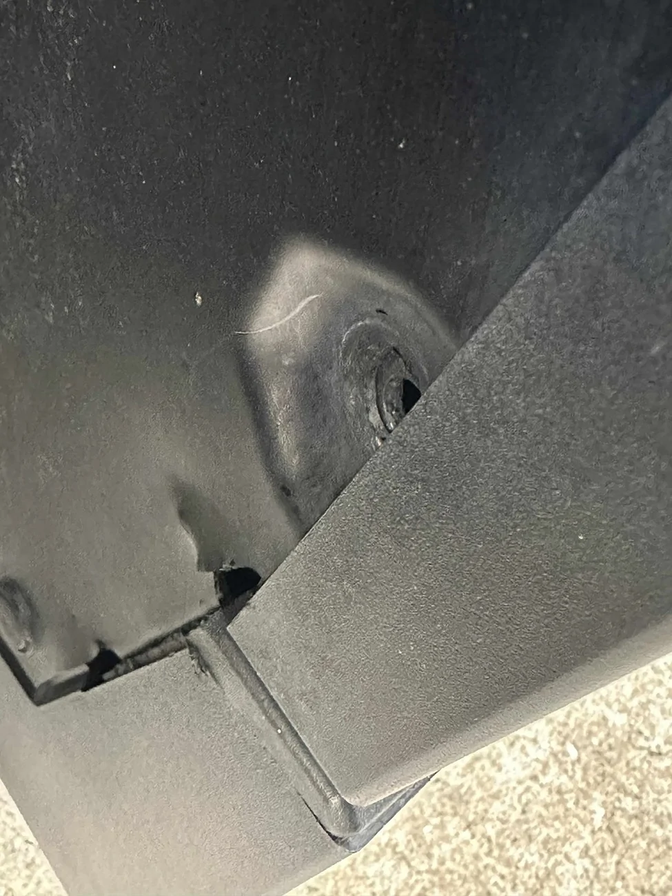 Tesla Cybertruck Eatonsville: Service Center, Came for repairs, left with Damage. Sigh. 564729305_4235669976678134_1846239586478697578_n