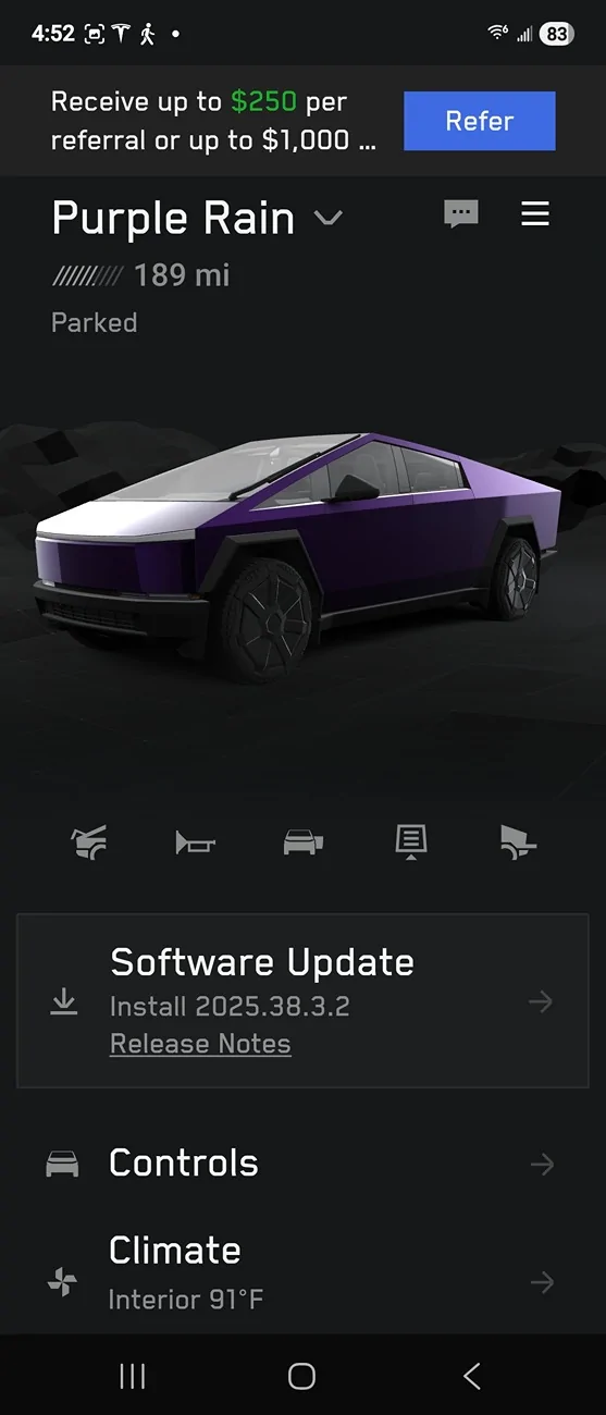 Tesla Cybertruck Update 2025.38.3 with Tron coming in hot Screenshot_20251017_165236_Tesla