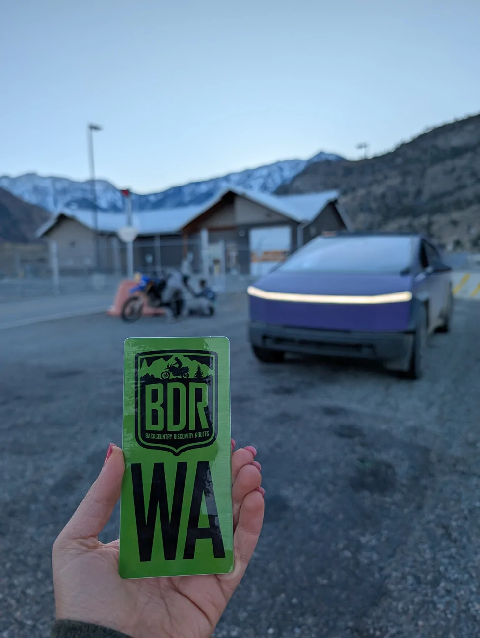 Tesla Cybertruck Cybertruck Adventure Log: Trying to Be the First (documented?) EV Through the WA-BDR PXL_20251015_001048882