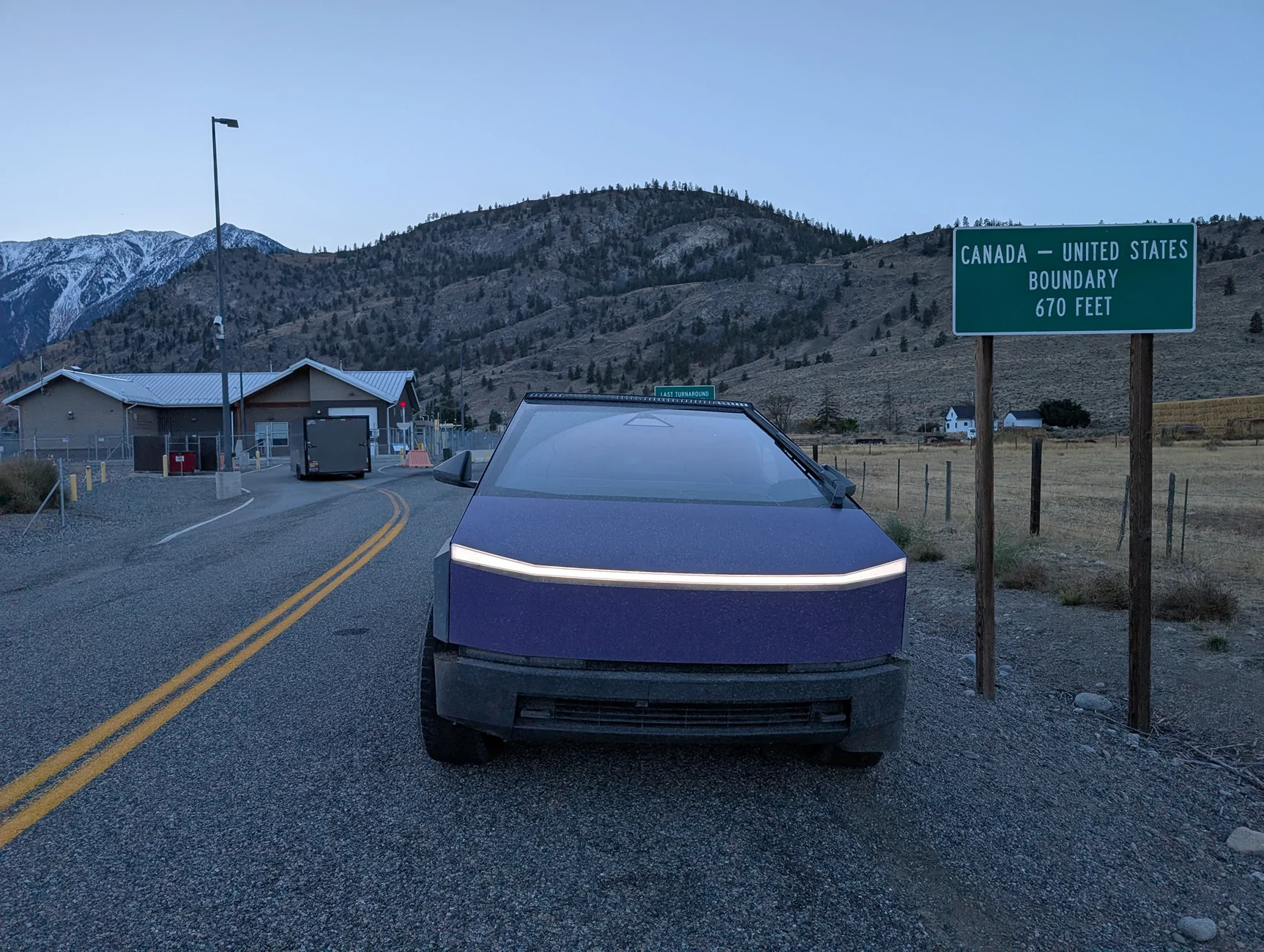 Tesla Cybertruck Cybertruck Adventure Log: Trying to Be the First (documented?) EV Through the WA-BDR PXL_20251015_002652405