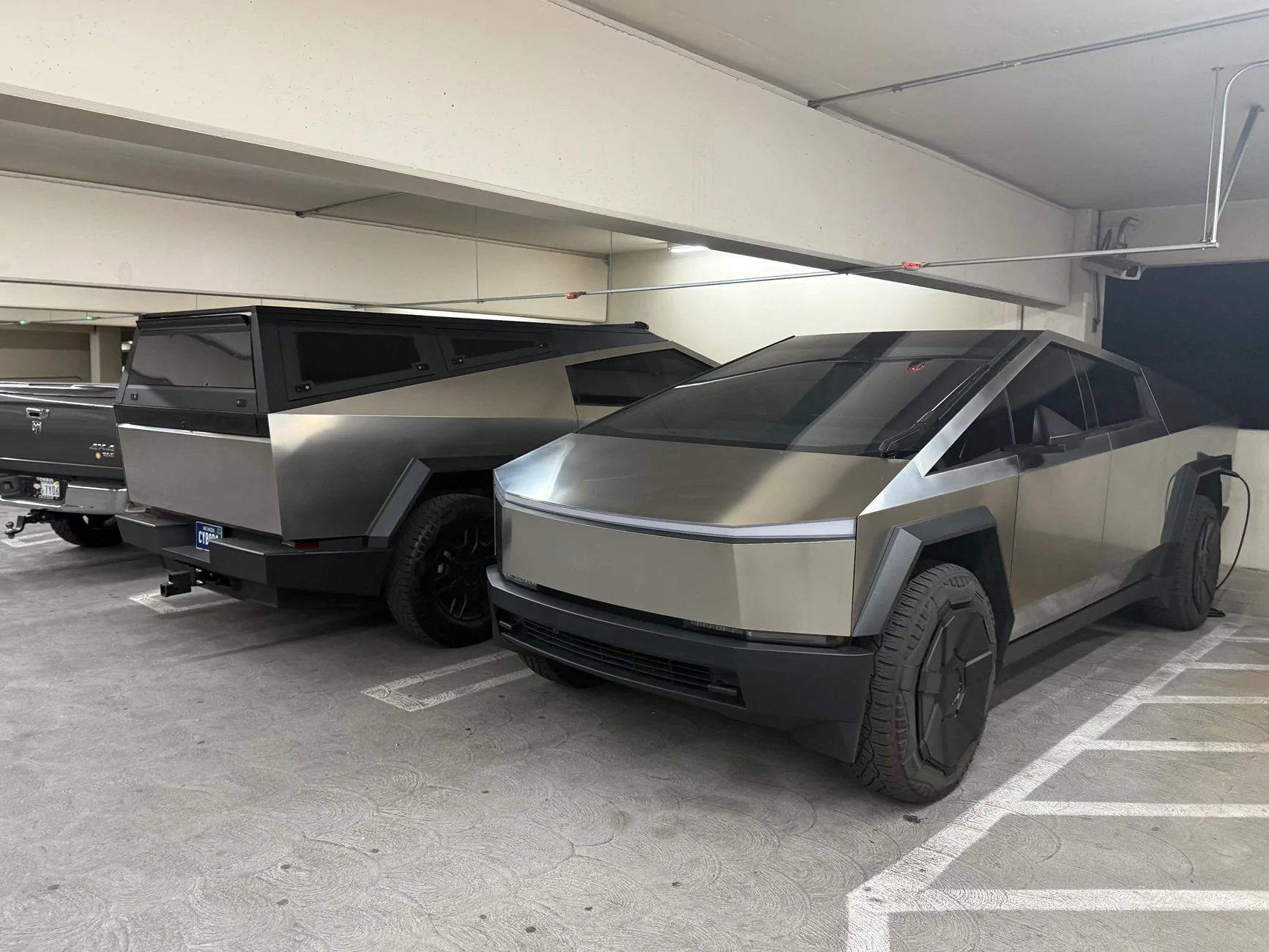 Tesla Cybertruck Urander Bed Cap Ideas & Setups IMG_8729