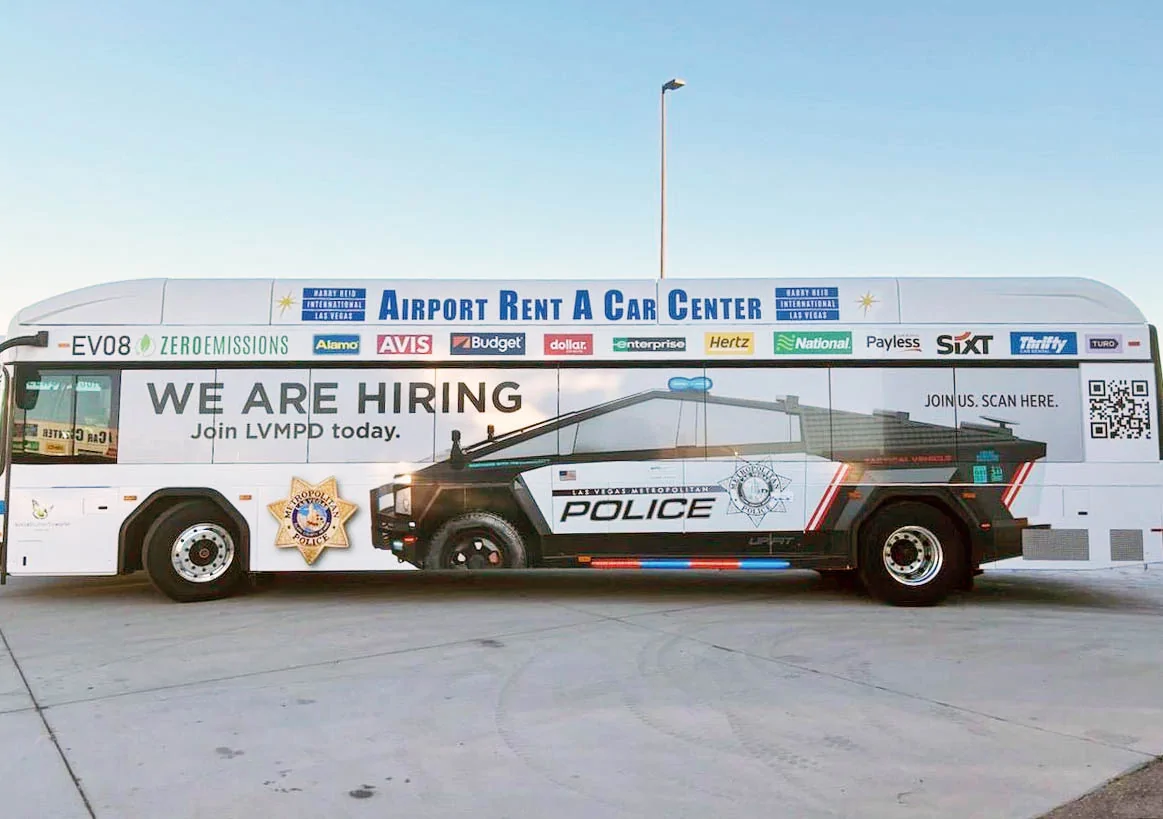 Tesla Cybertruck Las Vegas Police Cybertrucks Delivered & Placed Into Duty G3oh0PGW8AATb73