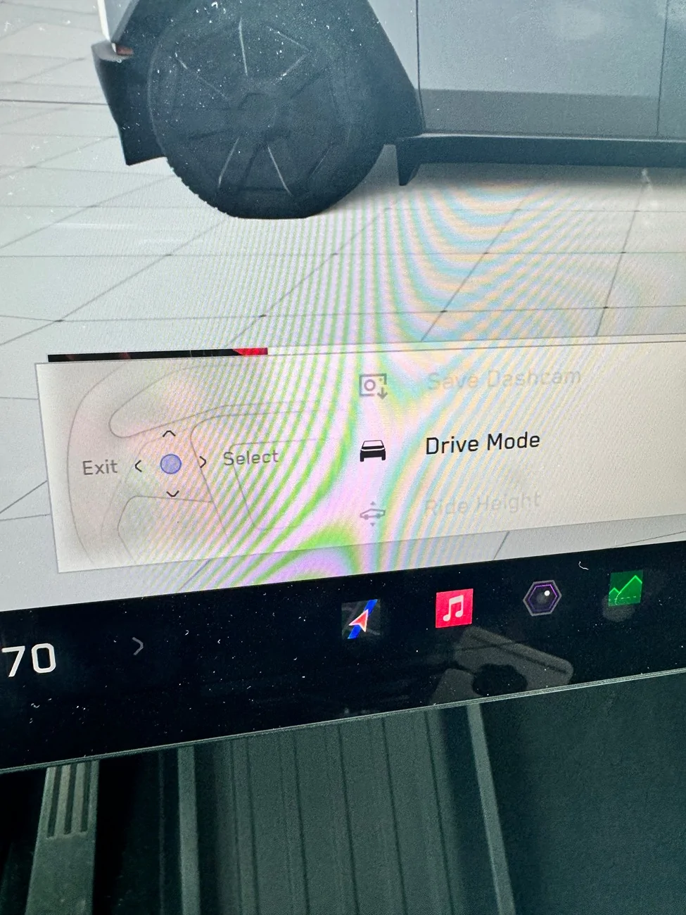 Tesla Cybertruck User Interface for Steering Wheel Controls Is NOT Well Done IMG_7631