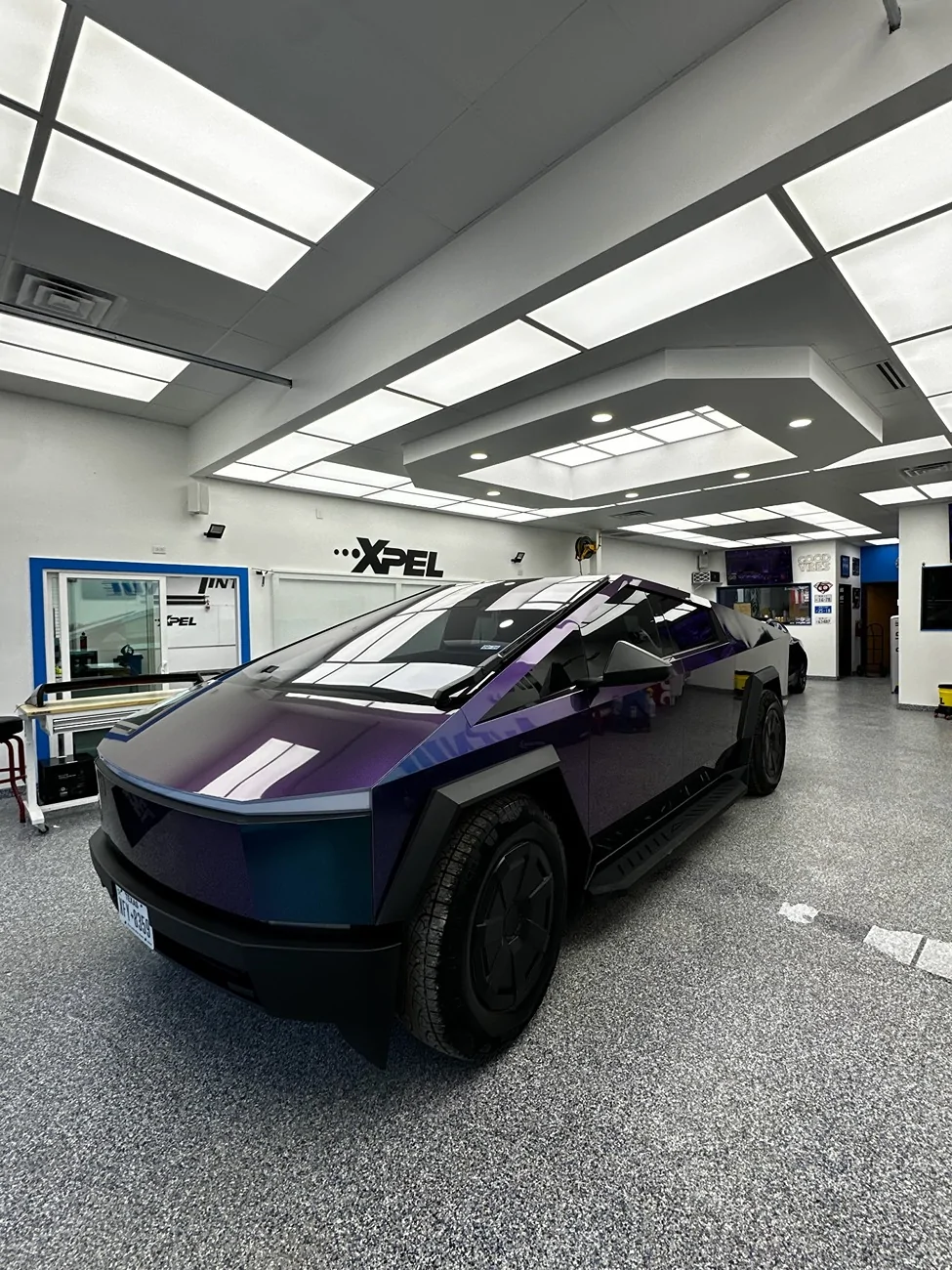 Tesla Cybertruck Pure PPF Teal Topaz Wrap Cybertruck by Diamond Auto Salon 1000005130