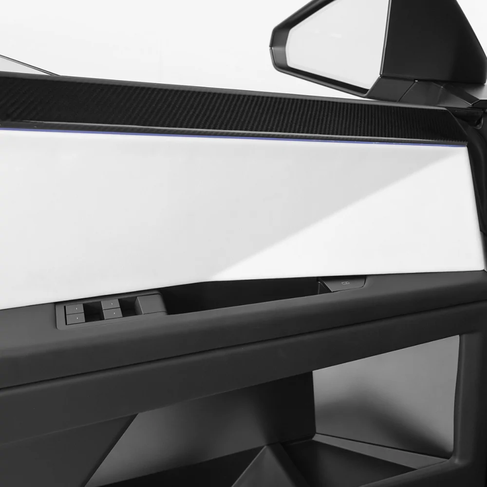 Tesla Cybertruck Carbon Fiber Door Panel Covers for the Cybertruck (Discount code: Halloween) - by Tesery Cybertruck Carbon Fiber Door Panel Covers 4 Packs (9)