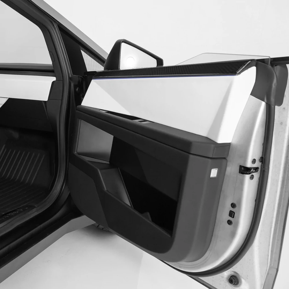 Tesla Cybertruck Carbon Fiber Door Panel Covers for the Cybertruck (Discount code: Halloween) - by Tesery Cybertruck Carbon Fiber Door Panel Covers 4 Packs (8)