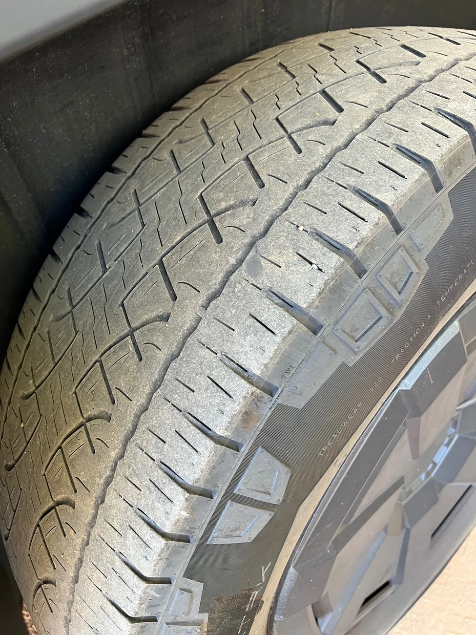 Tesla Cybertruck Epic Fail! - Cyberbeast - Tires shot at 6251 miles!!! IMG_2917