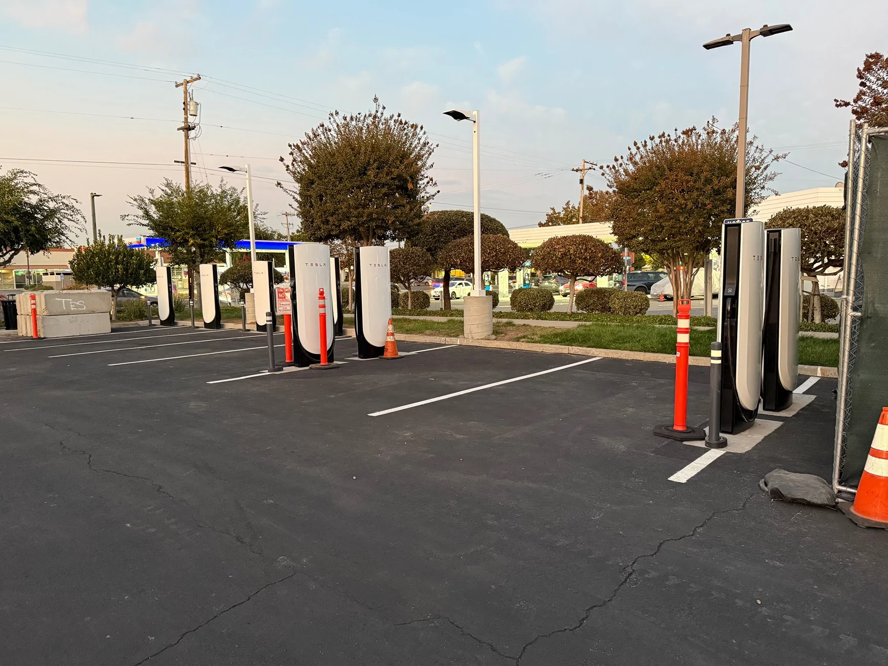 Tesla Cybertruck First 500kW Tesla V4 Supercharger station under construction IMG_8437