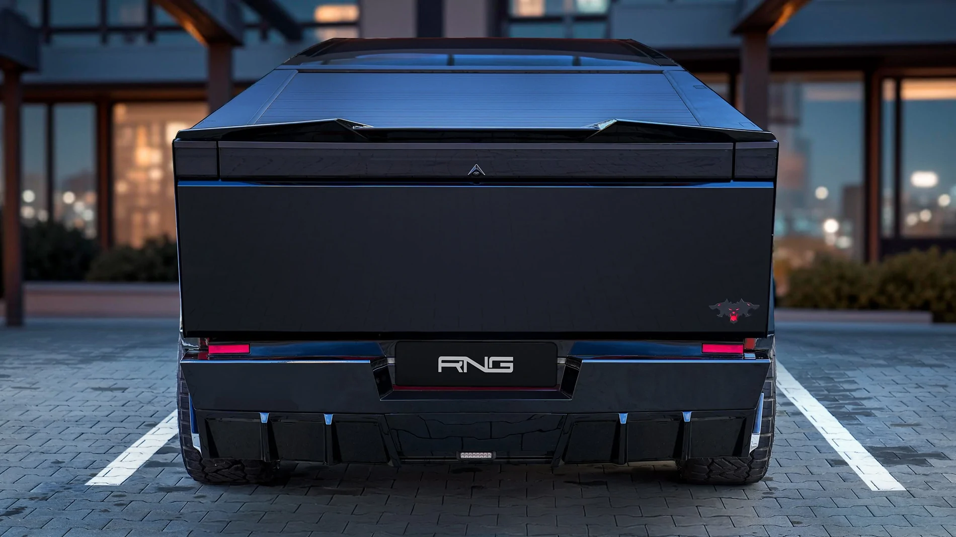 Tesla Cybertruck New project: Gloss Black Body Kit for Tesla Cybertruck by Renegade Design DSC06506-v1